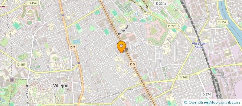 localisation de l'entreprise SCI GMCI  VITRY-SUR-SEINE