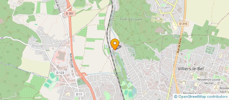 localisation de l'entreprise SCI GMCM  SARCELLES