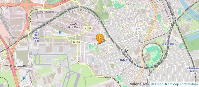 localisation de l'entreprise SCI GMD  ORLY