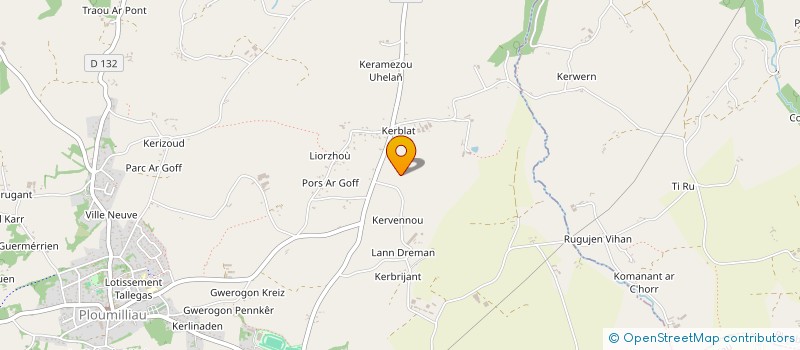 localisation de l'entreprise SCI GMD  LANNION