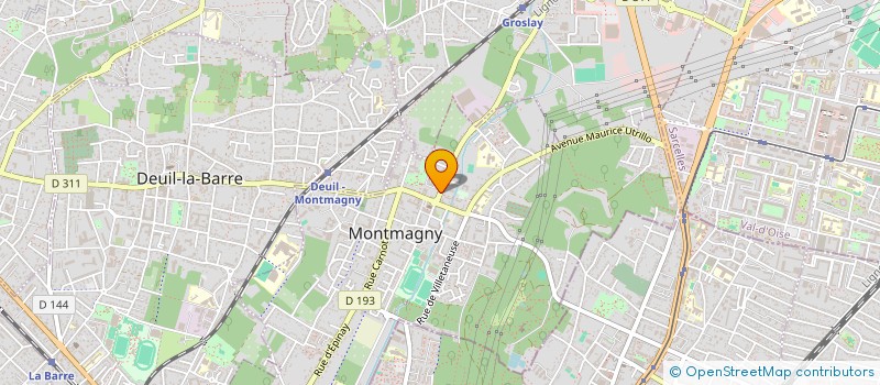 localisation de l'entreprise SCI GMD IMMO  MONTMAGNY