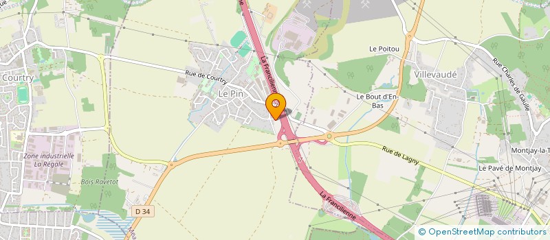 localisation de l'entreprise SCI GME  MONTGE-EN-GOELE