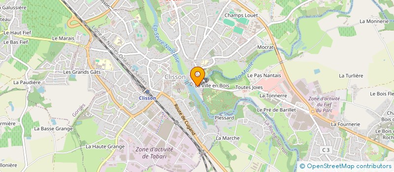 localisation de l'entreprise SCI GMF IMMO à CLISSON