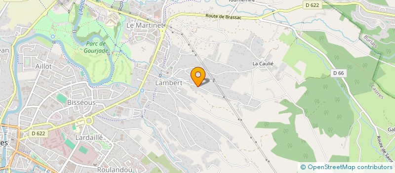 localisation de l'entreprise SCI GMG  CASTRES