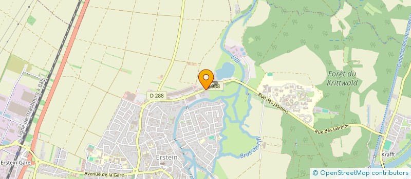 localisation de l'entreprise SCI GMG  ERSTEIN