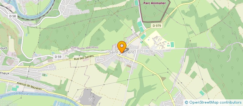 localisation de l'entreprise SCI GMG  SAINT-LAURENT