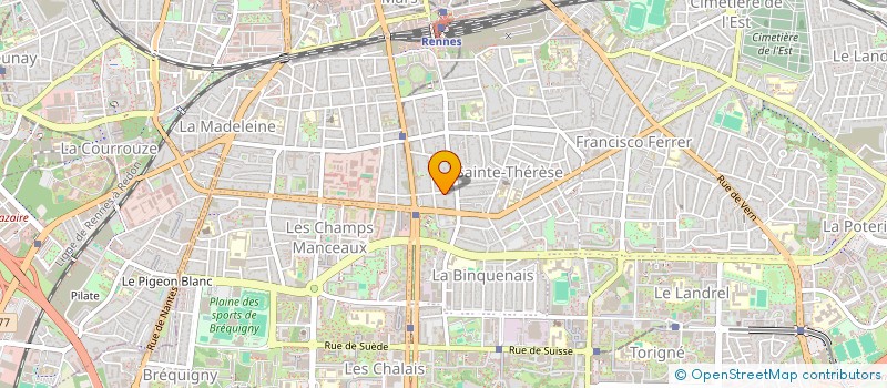 localisation de l'entreprise SCI GMGB  RENNES