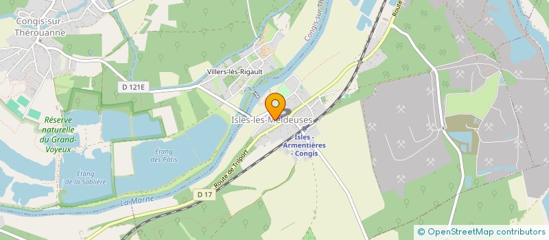 localisation de l'entreprise SCI GMGP  ISLES-LES-MELDEUSES