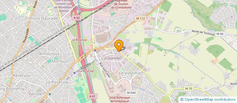 localisation de l'entreprise SCI GMH  BALMA