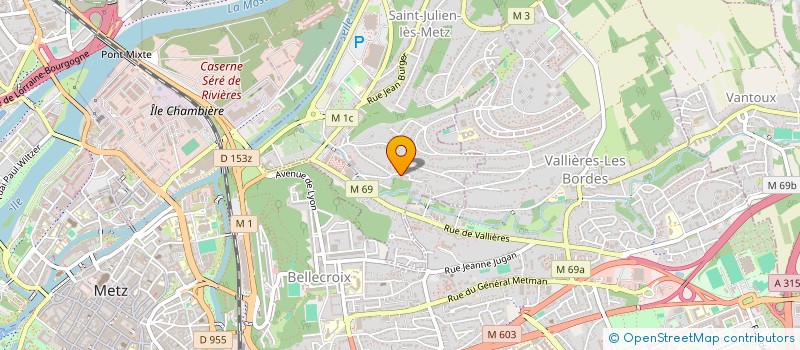 localisation de l'entreprise SCI GMH IMMO à SAINT-JULIEN-LES-METZ