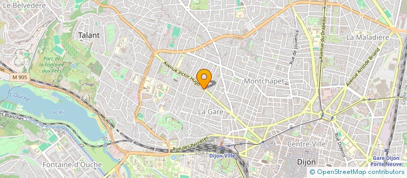 localisation de l'entreprise SCI GMI à DIJON