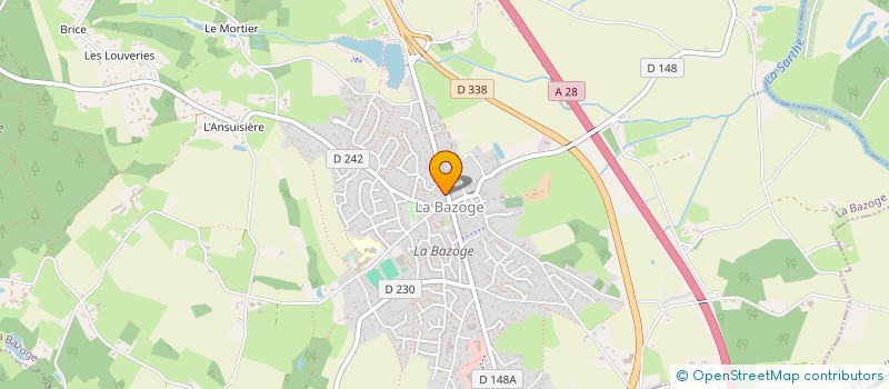 localisation de l'entreprise SCI GMIMMO  LA BAZOGE