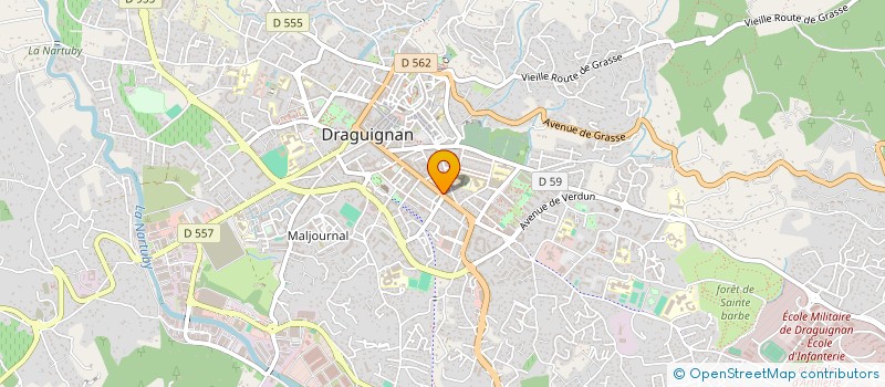 localisation de l'entreprise SCI GMJ 2000 à DRAGUIGNAN