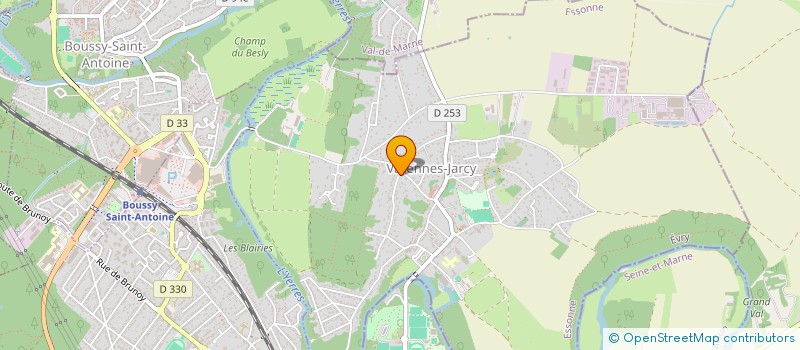 localisation de l'entreprise SCI GMJ  VARENNES-JARCY