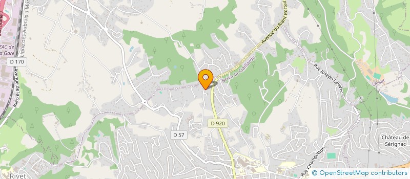 localisation de l'entreprise SCI GMJ  BRIVE-LA-GAILLARDE