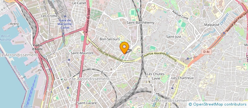 localisation de l'entreprise SCI GMJ à MARSEILLE