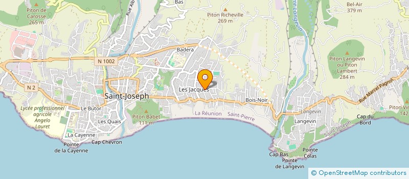 localisation de l'entreprise SCI GMJL à SAINT-JOSEPH