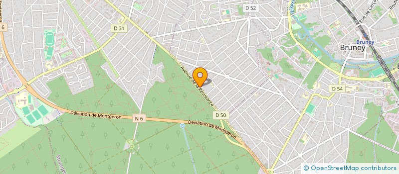 localisation de l'entreprise SCI GML 2009  YERRES