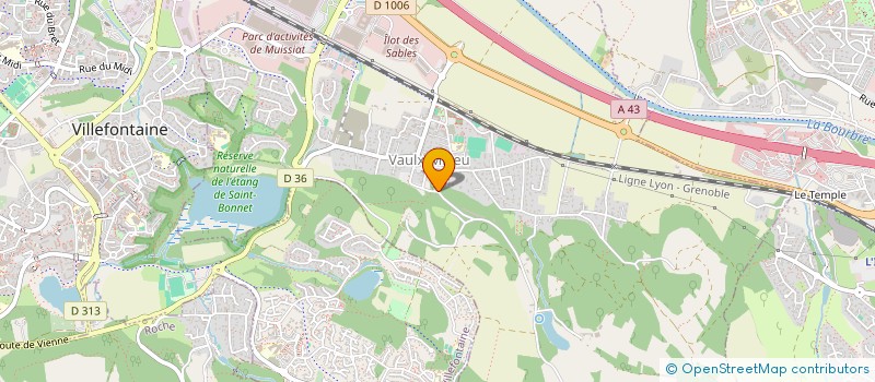 localisation de l'entreprise SCI GMN  VAULX-MILIEU