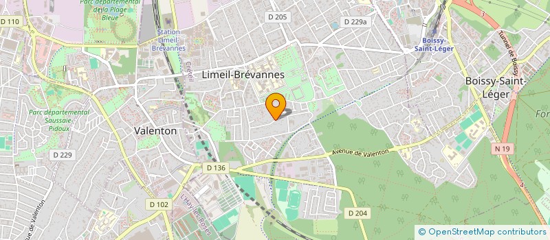 localisation de l'entreprise SCI GMN IMMOBILIER à LIMEIL-BREVANNES