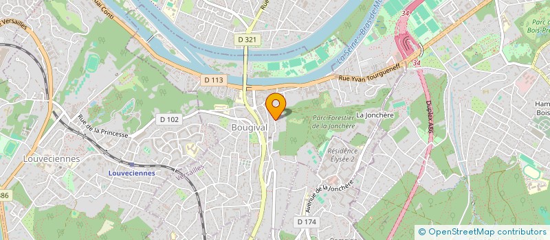 localisation de l'entreprise SCI GMP  BOUGIVAL