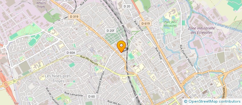 localisation de l'entreprise SCI GMP  TROYES