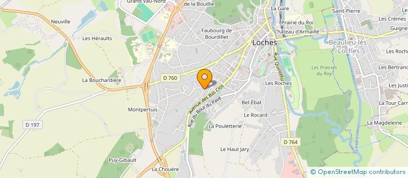 localisation de l'entreprise SCI GMPS  LOCHES