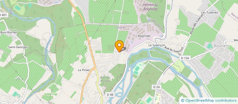 localisation de l'entreprise SCI GMS à COGNAC