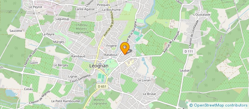 localisation de l'entreprise SCI GMS IMMO  LEOGNAN