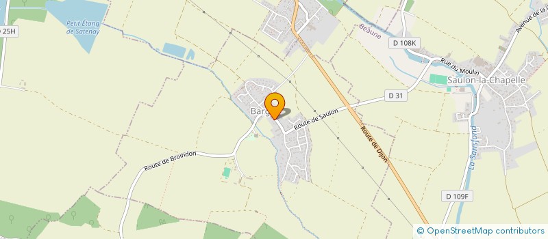 localisation de l'entreprise SCI GMSF  SAULON-LA-CHAPELLE