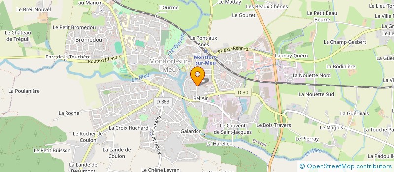 localisation de l'entreprise SCI GMT IMMO 35  MONTFORT-SUR-MEU