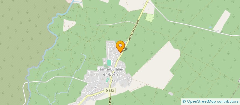 localisation de l'entreprise SCI GMTO  SAINTE-EULALIE-EN-BORN