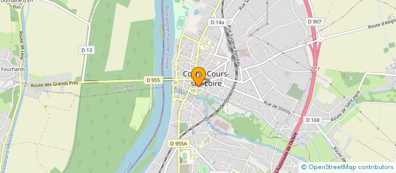 localisation de l'entreprise SCI GMV à COSNE-COURS-SUR-LOIRE