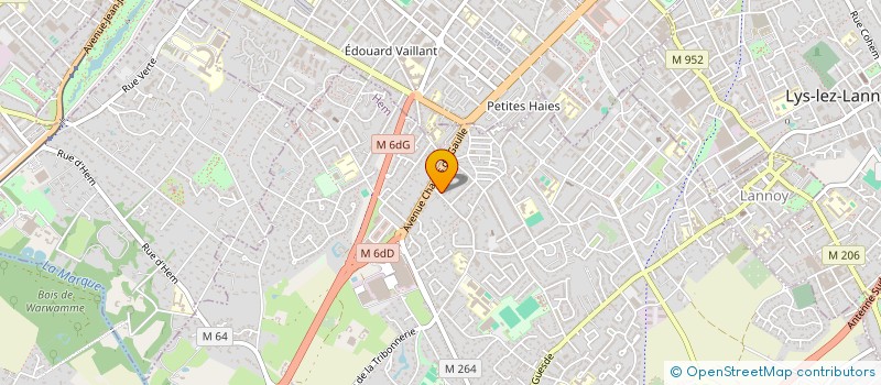 localisation de l'entreprise SCI GMV IMMOBILIER  HEM