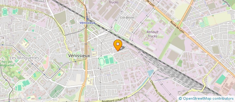 localisation de l'entreprise SCI GN LACROIX  VENISSIEUX