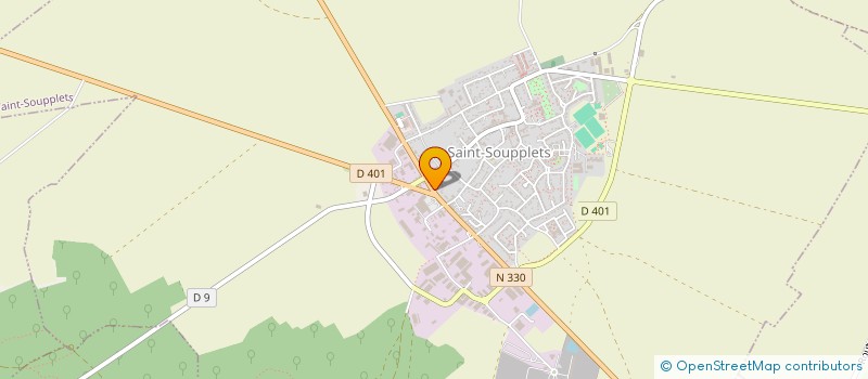 localisation de l'entreprise SCI GN22 IMMO  SAINT-SOUPPLETS