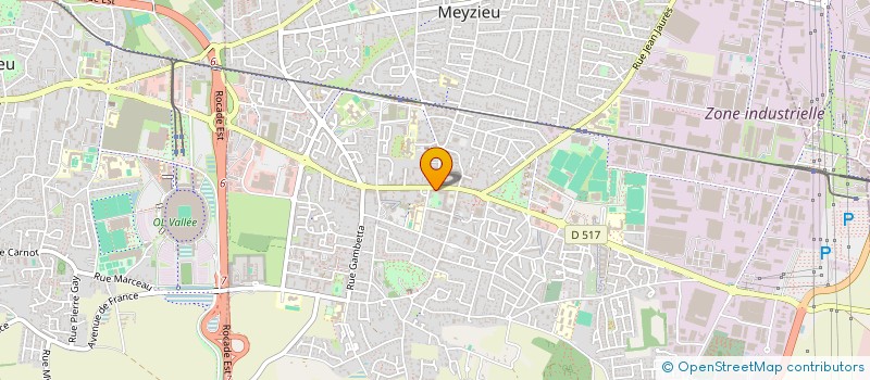 localisation de l'entreprise SCI GNB MEYZIEU  MEYZIEU