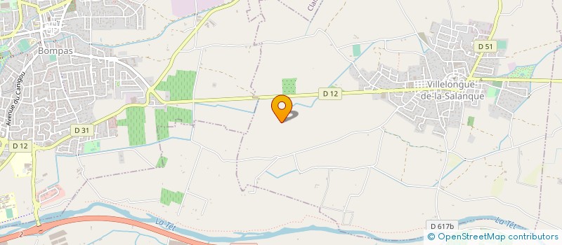 localisation de l'entreprise SCI GNBBM  VILLELONGUE DE LA SALANQUE