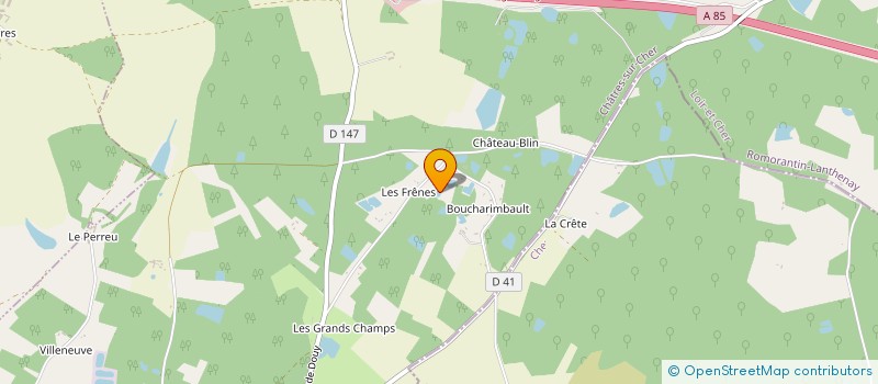 localisation de l'entreprise SCI GNBC  CHATRES-SUR-CHER