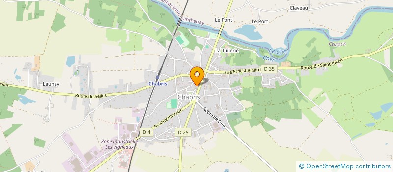 localisation de l'entreprise SCI GND à CHABRIS