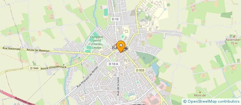 localisation de l'entreprise SCI GNOMON à BAILLEUL