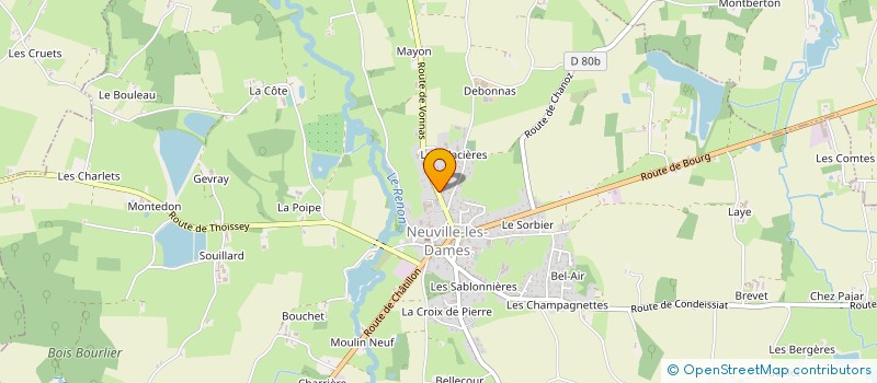 localisation de l'entreprise SCI GNOMON  NEUVILLE-LES-DAMES