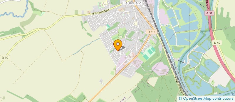 localisation de l'entreprise SCI GNR ASSOCIES  DIEULOUARD