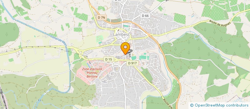 localisation de l'entreprise SCI GNRXIII  LAMBESC