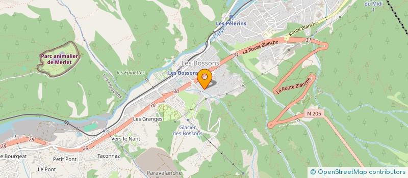 localisation de l'entreprise SCI GNS à CHAMONIX-MONT-BLANC