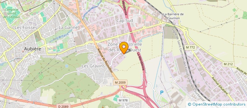 localisation de l'entreprise SCI GNS  AUBIERE