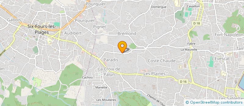 localisation de l'entreprise SCI GNS LA SEYNE à LA SEYNE-SUR-MER