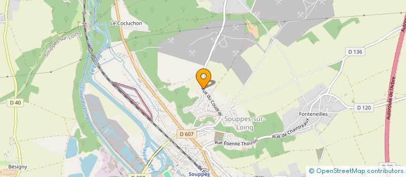 localisation de l'entreprise SCI GNY77  SOUPPES-SUR-LOING