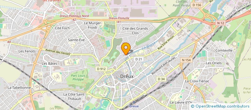 localisation de l'entreprise SCI GO à DREUX