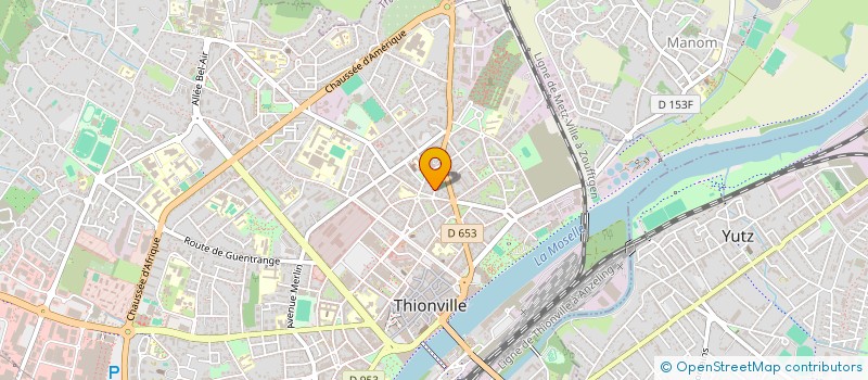 localisation de l'entreprise SCI GO à THIONVILLE